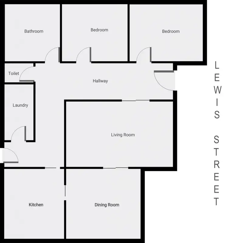 Floorplan of Homely house listing, 13 Lewis Street, Horsham VIC 3400
