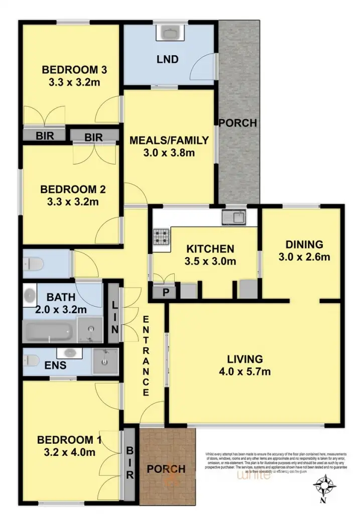 Floorplan of Homely house listing, 43 Walnut Street, Whittlesea VIC 3757