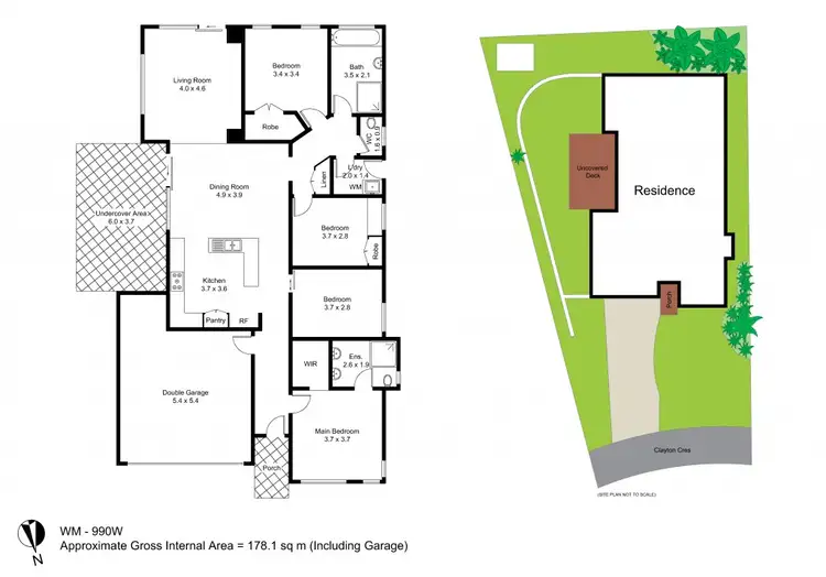 Floorplan of Homely house listing, 57 Clayton Crescent, Rutherford NSW 2320