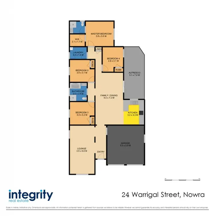 Floorplan of Homely house listing, 24 Warrigal Street, Nowra NSW 2541
