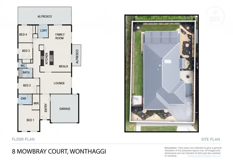 Floorplan of Homely house listing, 8 Mowbray Court, Wonthaggi VIC 3995