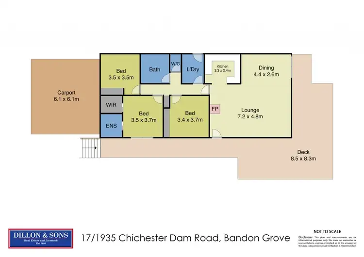 Floorplan of Homely rural property listing, LOT 17, 1953 Chichester Dam Road, Bandon Grove Via, Dungog NSW 2420