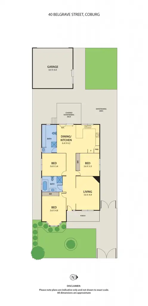 Floorplan of Homely house listing, 40 Belgrave Street, Coburg VIC 3058