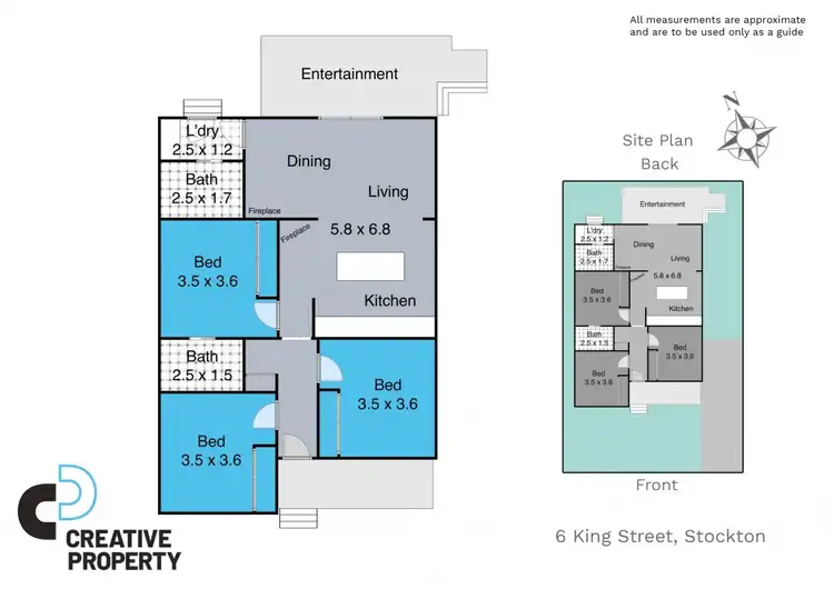 Floorplan of Homely house listing, 6 King Street, Stockton NSW 2295