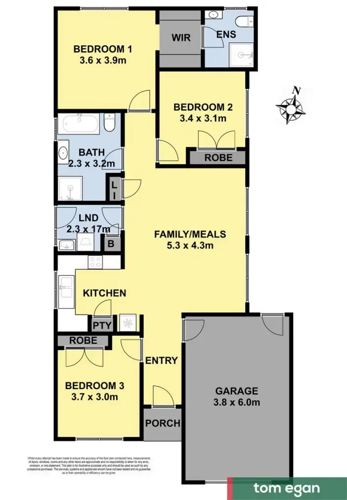Floorplan of Homely house listing, 6 Pochoen Place, Whittlesea VIC 3757