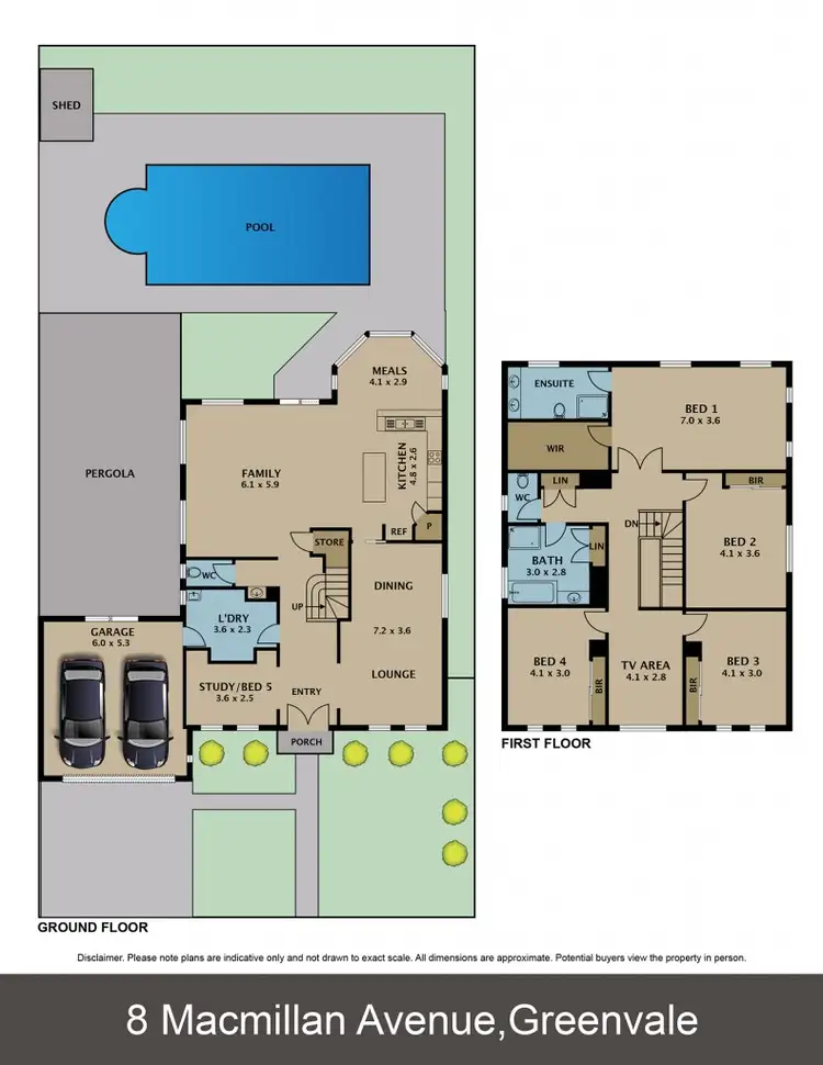 Floorplan of Homely house listing, 8 MacMillan Avenue, Greenvale VIC 3059
