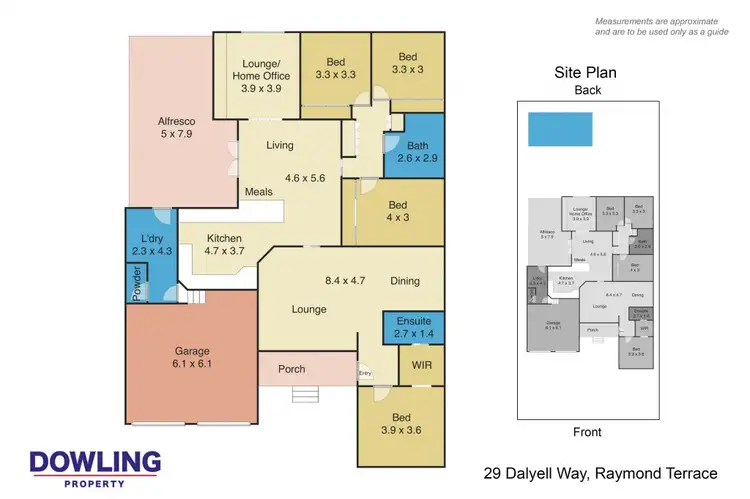 Floorplan of Homely house listing, 29 Dalyell Way, Raymond Terrace NSW 2324