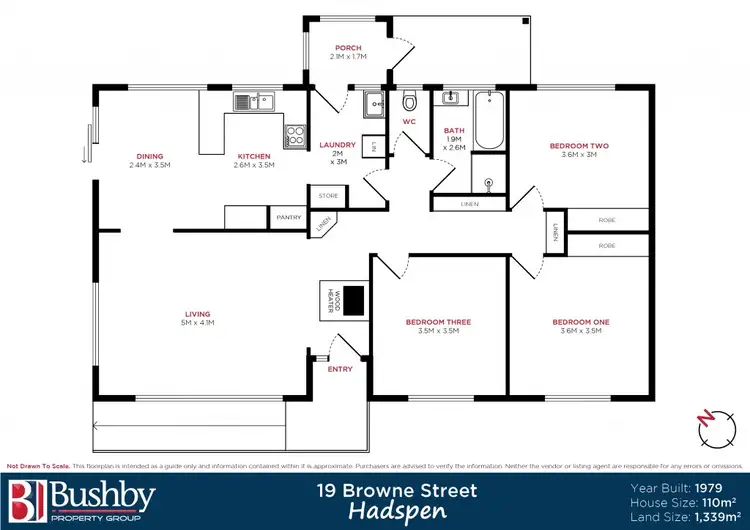 Floorplan of Homely house listing, 19 Browne Street, Hadspen TAS 7290