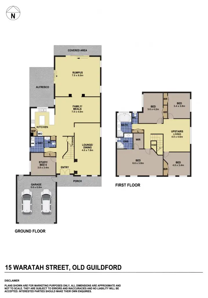 Floorplan of Homely house listing, 15 Waratah Street, Old Guildford NSW 2161