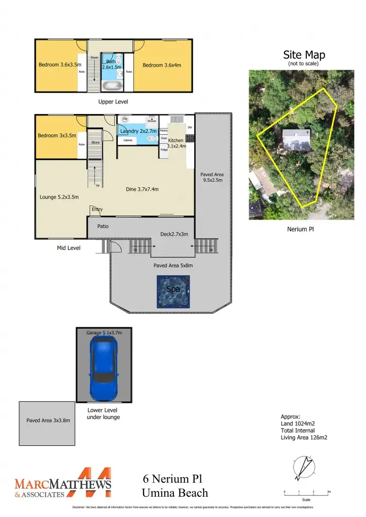 Floorplan of Homely house listing, 6 Nerium Place, Umina Beach NSW 2257