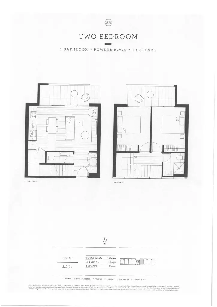 Floorplan of Homely apartment listing, 3201/188 Whitehorse Road, Balwyn VIC 3103