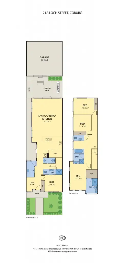 Floorplan of Homely house listing, 21 Loch Street, Coburg VIC 3058