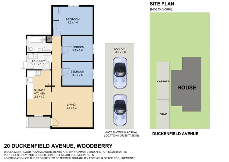 Floorplan of Homely house listing, 20 Duckenfield Avenue, Woodberry NSW 2322