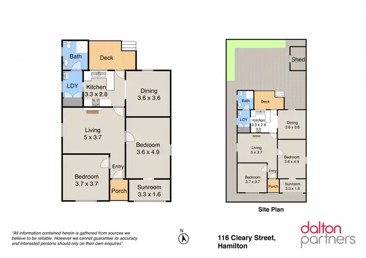 Floorplan of Homely house listing, 116 Cleary Street, Hamilton NSW 2303