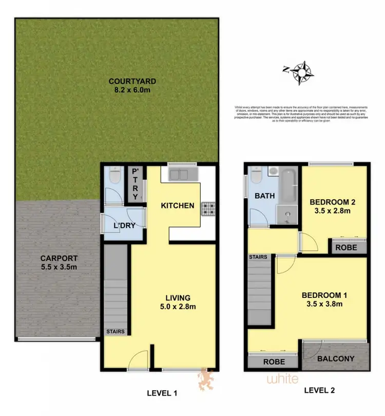 Floorplan of Homely unit listing, 6/43 Fir Street, Whittlesea VIC 3757