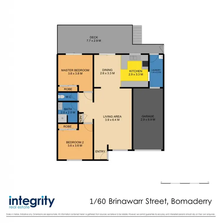 Floorplan of Homely house listing, 1/60 Brinawarr Street, Bomaderry NSW 2541