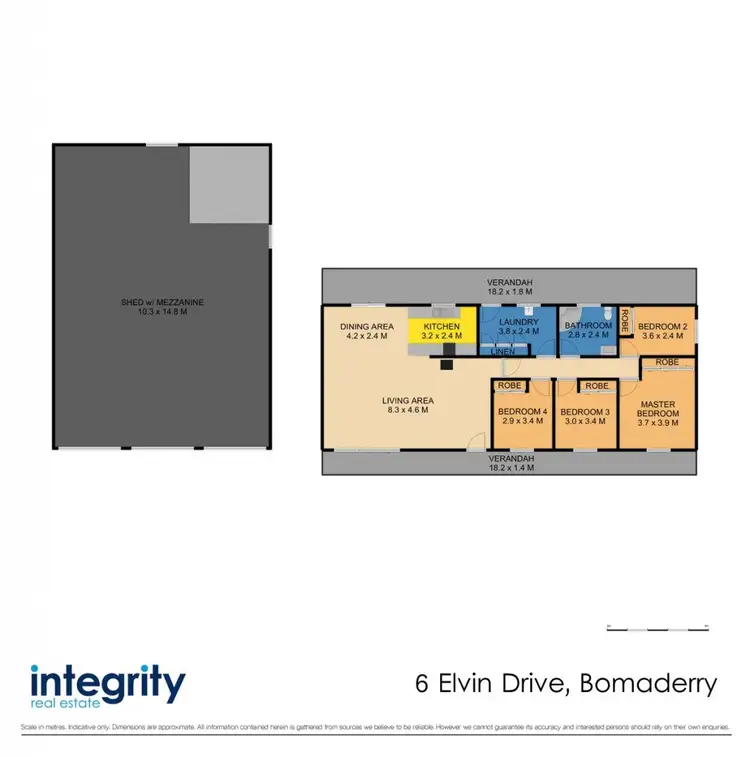Floorplan of Homely house listing, 6 Elvin Drive, Bomaderry NSW 2541