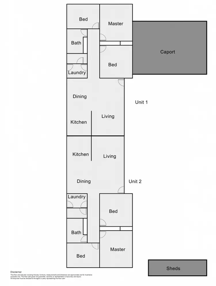 Floorplan of Homely unit listing, 5 Middleton Close, Raymond Terrace NSW 2324