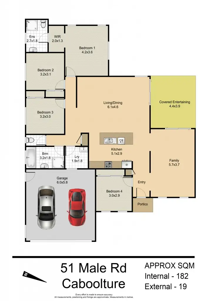 Floorplan of Homely house listing, 51 Male Road, Caboolture QLD 4510