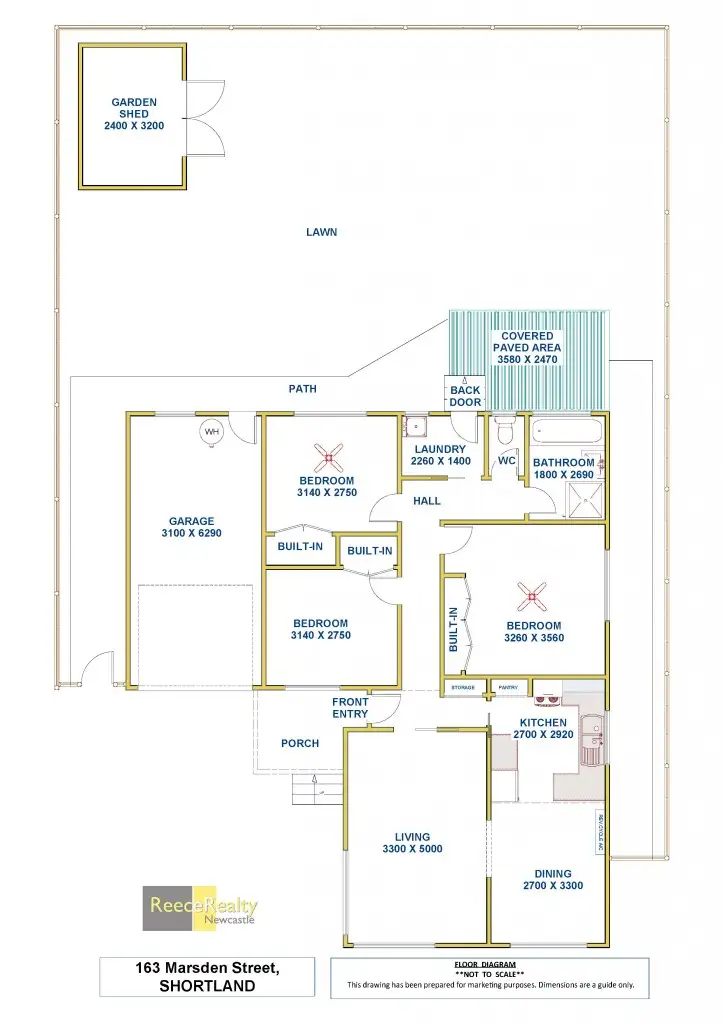 Floorplan of Homely house listing, 163 Marsden Street, Shortland NSW 2307