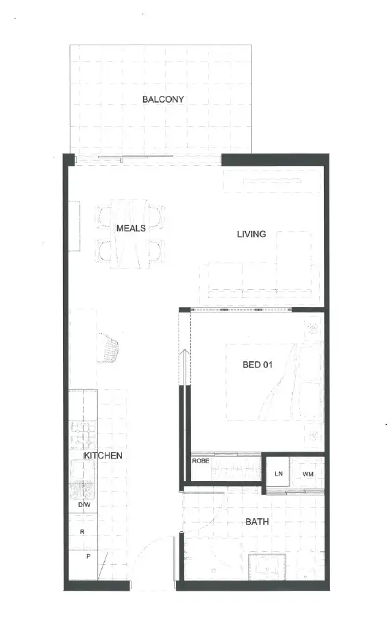 Floorplan of Homely apartment listing, A116/59 Autumn Terrace, Clayton South VIC 3169