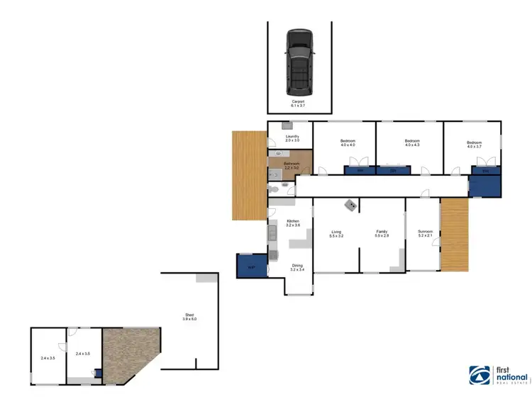 Floorplan of Homely rural property listing, 86 Bedggoods & Richardsons Road, Briagolong VIC 3860
