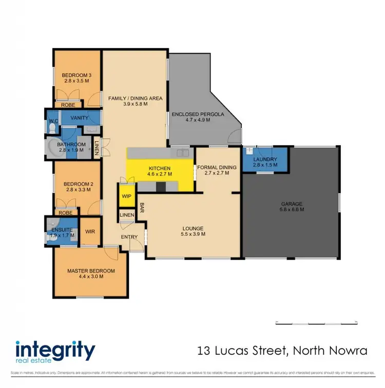 Floorplan of Homely house listing, 13 Lucas Street, North Nowra NSW 2541
