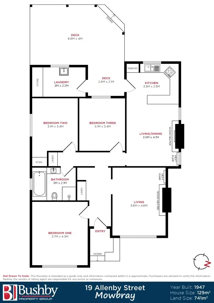 Floorplan of Homely house listing, 19 Allenby Street, Mowbray TAS 7248