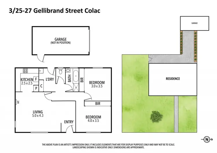 Floorplan of Homely unit listing, 3/25-27 Gellibrand, Colac VIC 3250