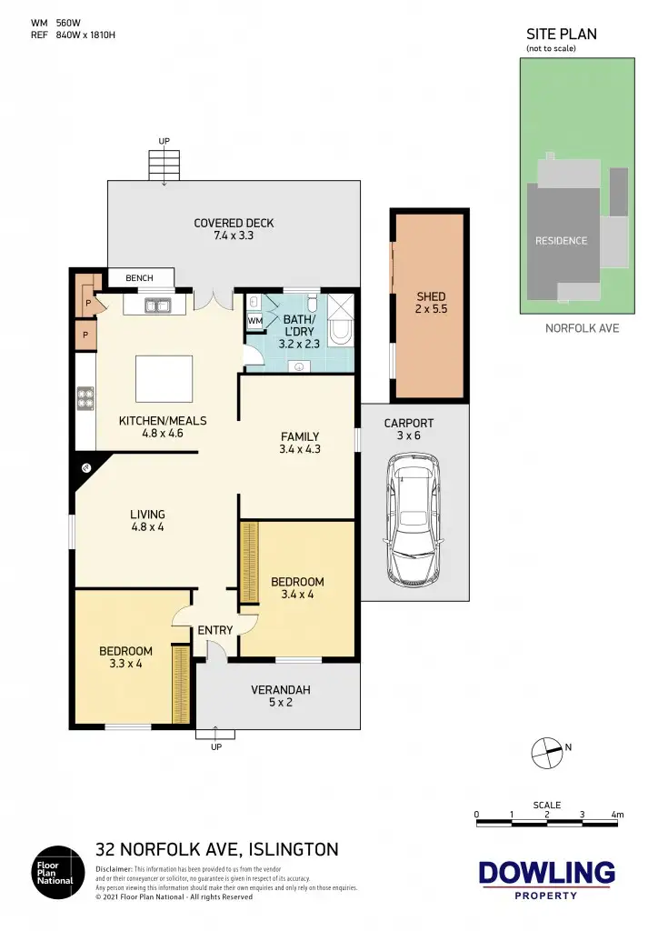 Floorplan of Homely house listing, 32 Norfolk Avenue, Islington NSW 2296