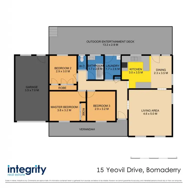 Floorplan of Homely house listing, 15 Yeovil Drive, Bomaderry NSW 2541