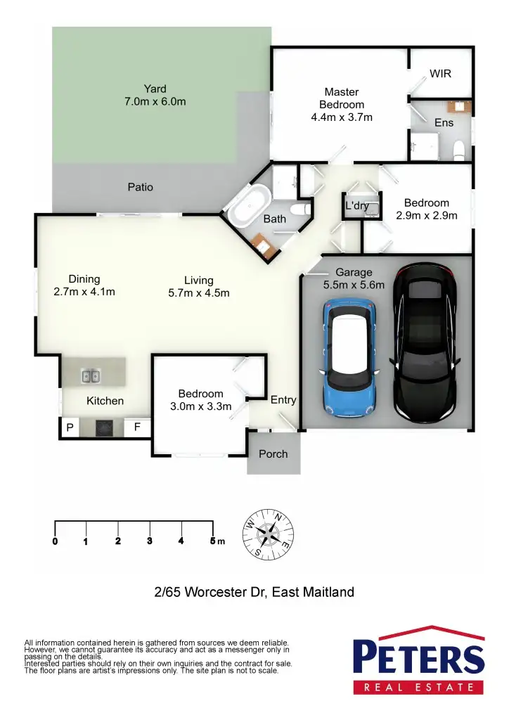 Floorplan of Homely house listing, 2/65 Worcester Drive, East Maitland NSW 2323