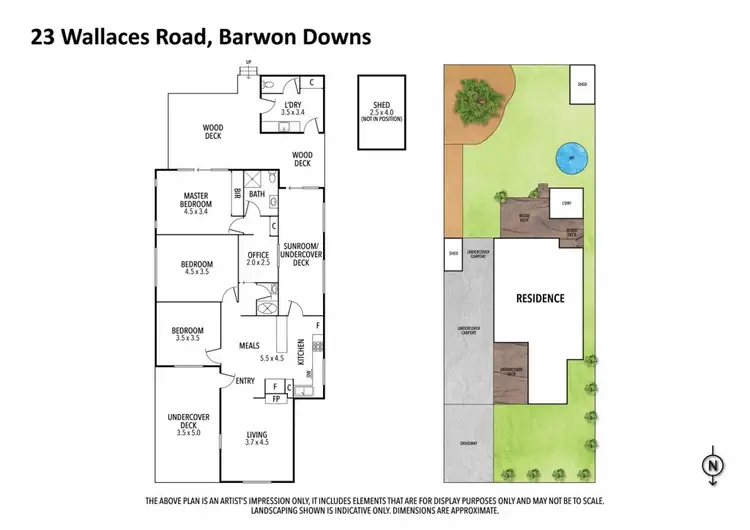 Floorplan of Homely house listing, 23 Wallaces Road, Barwon Downs VIC 3243