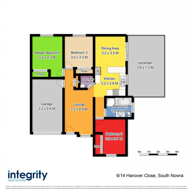 Floorplan of Homely villa listing, 6/14 Hanover Close, South Nowra NSW 2541