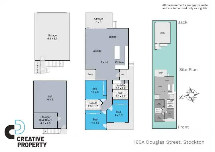 Floorplan of Homely house listing, A/166 Douglas Street, Stockton NSW 2295