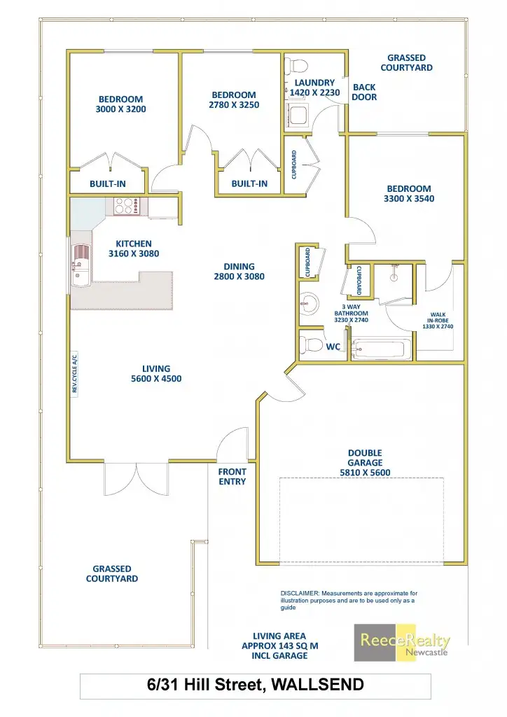 Floorplan of Homely house listing, 6/31 Hill Street, Wallsend NSW 2287