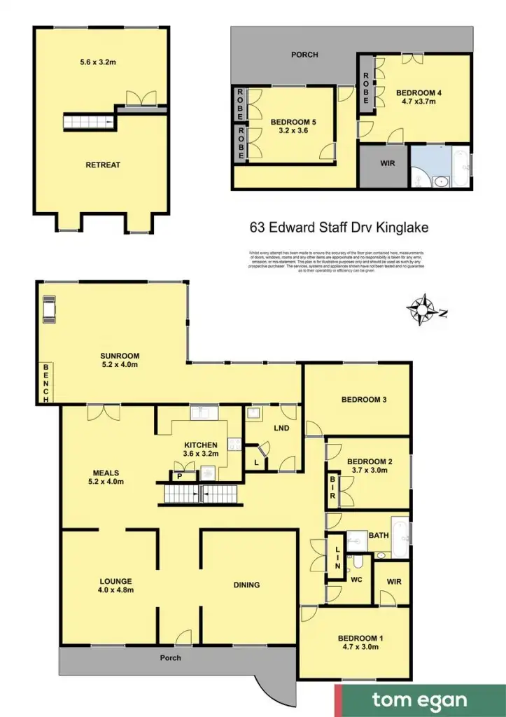 Floorplan of Homely house listing, 63 Edward Staff Drive, Kinglake VIC 3763