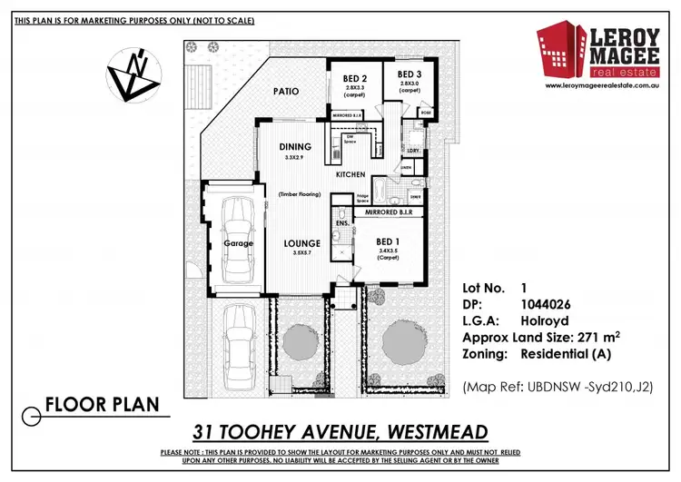 Floorplan of Homely house listing, 31 Toohey Avenue, Westmead NSW 2145