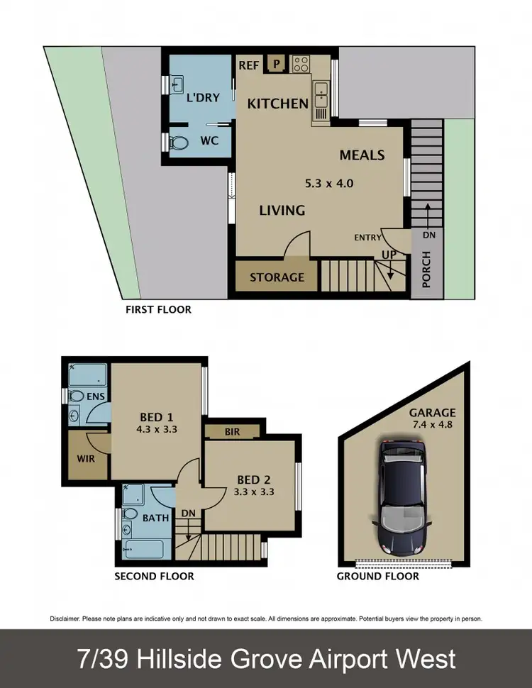 Floorplan of Homely house listing, 7/39 Hillside Grove, Airport West VIC 3042