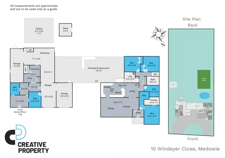 Floorplan of Homely house listing, 10 Windeyer Close, Medowie NSW 2318