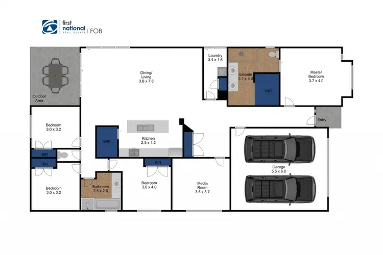 Floorplan of Homely house listing, 20 Glebe Drive, Sale VIC 3850