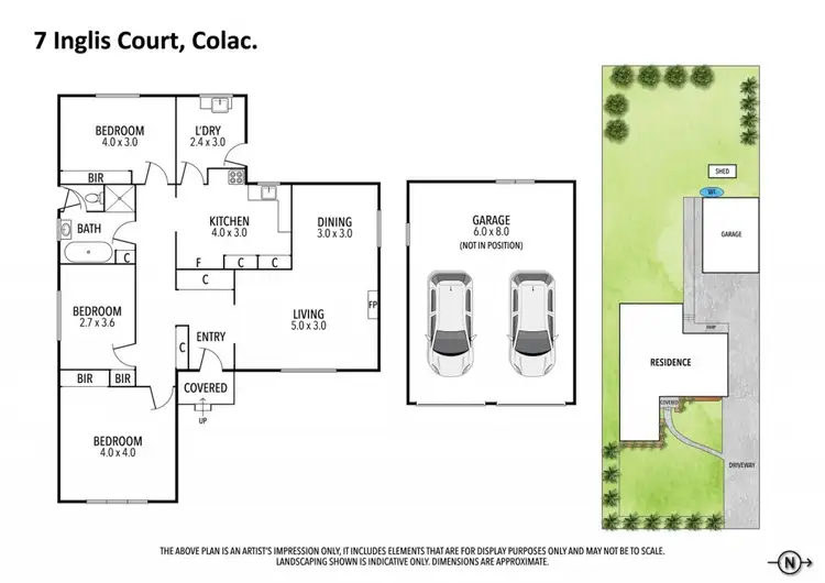 Floorplan of Homely house listing, 7 Inglis Court, Colac VIC 3250