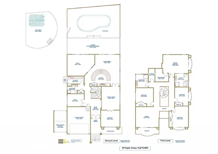 Floorplan of Homely house listing, 18 Poplar Close, Fletcher NSW 2287