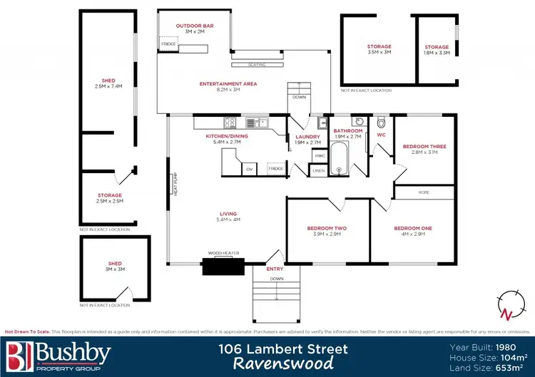Floorplan of Homely house listing, 106 Lambert Street, Ravenswood TAS 7250