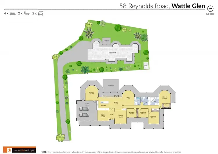 Floorplan of Homely house listing, 58 Reynolds Road, Wattle Glen VIC 3096