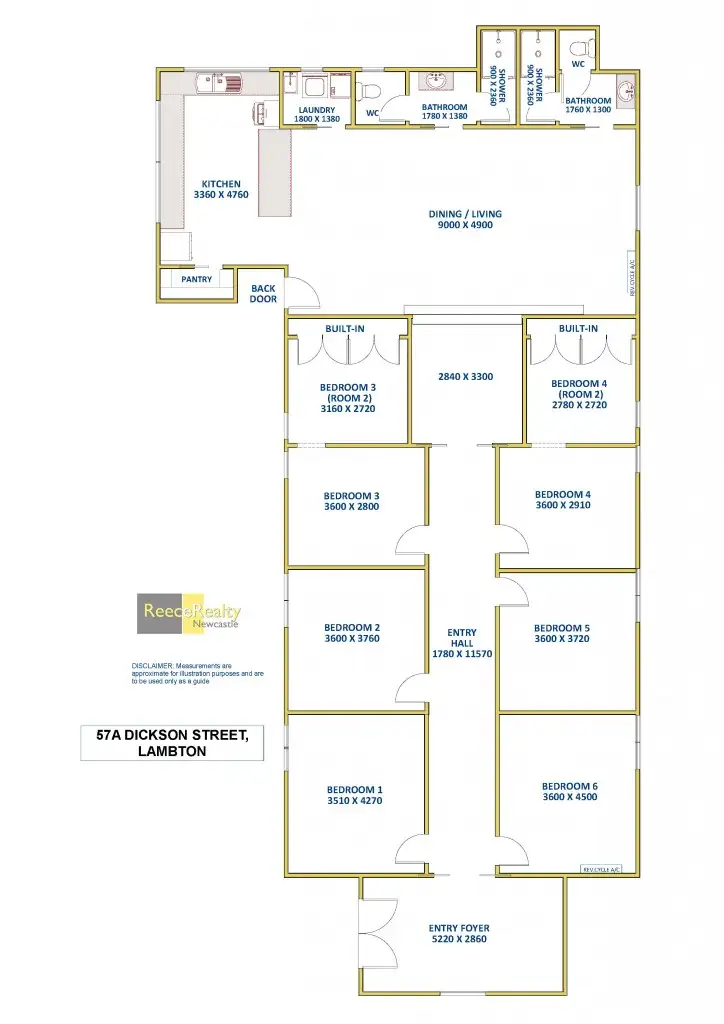 Floorplan of Homely house listing, 57A Dickson Street, Lambton NSW 2299