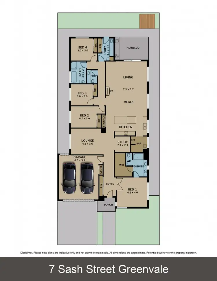 Floorplan of Homely house listing, 7 Sash Street, Greenvale VIC 3059