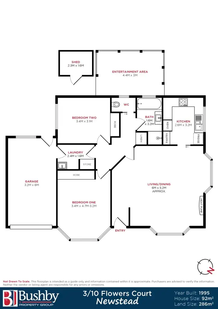 Floorplan of Homely unit listing, 3/10 Flowers Court, Newstead TAS 7250