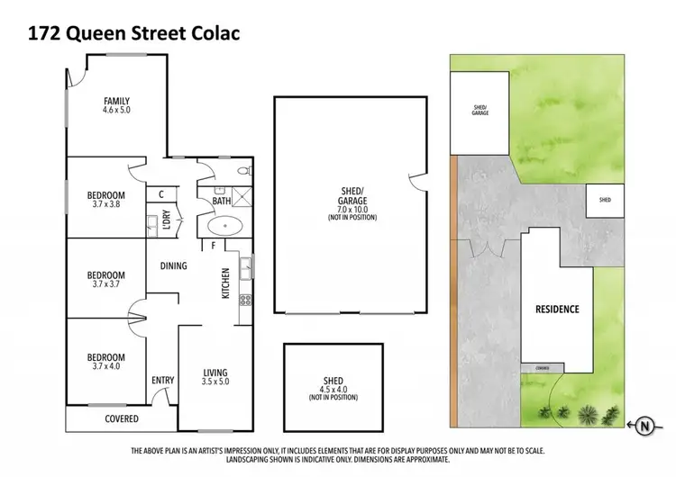 Floorplan of Homely house listing, 172 Queen Street, Colac VIC 3250
