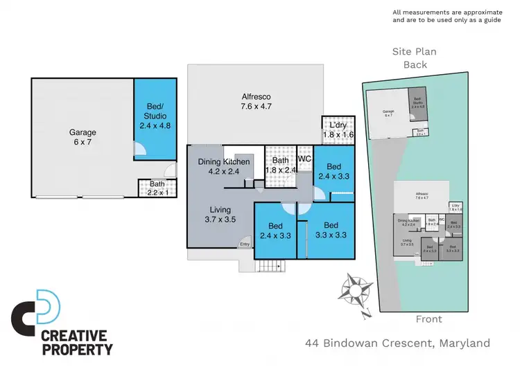 Floorplan of Homely house listing, 44 Bindowan, Maryland NSW 2287